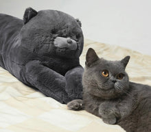 Load image into Gallery viewer, Blue Cat-shaped Pillow for Dog and Cat