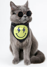 Load image into Gallery viewer, Adjustable Neck scarf Bandana for all Pets Smiley Face