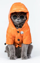 Load image into Gallery viewer, Skull Orange Cotton-Padded Coat-Clothing-Mooki-PETsgoi