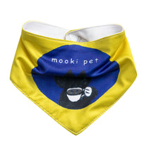 Load image into Gallery viewer, Adjustable Neck scarf Bandana for all Pets Blue Coffee