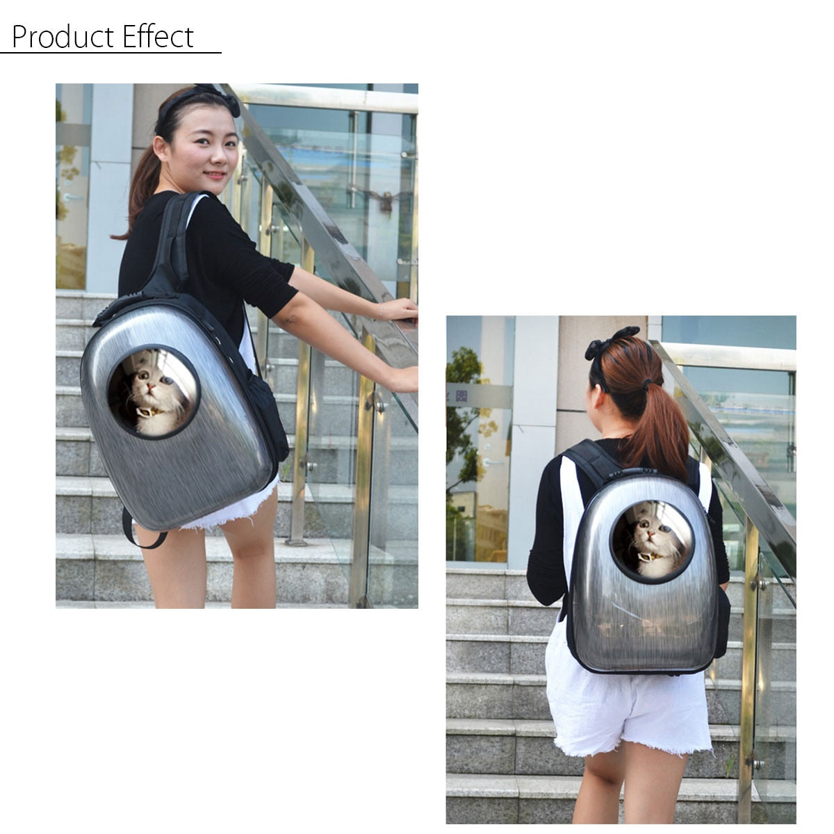 Pet Carrier Backpack Travel Space Capsule Puppy Dog Cat Bag Breathable  Astronaut