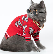 Load image into Gallery viewer, Pets Red Mouse Cardigan Sweater-Clothing-Mooki-PETsgoi
