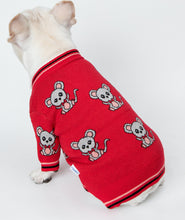 Load image into Gallery viewer, Pets Red Mouse Cardigan Sweater-Clothing-Mooki-PETsgoi
