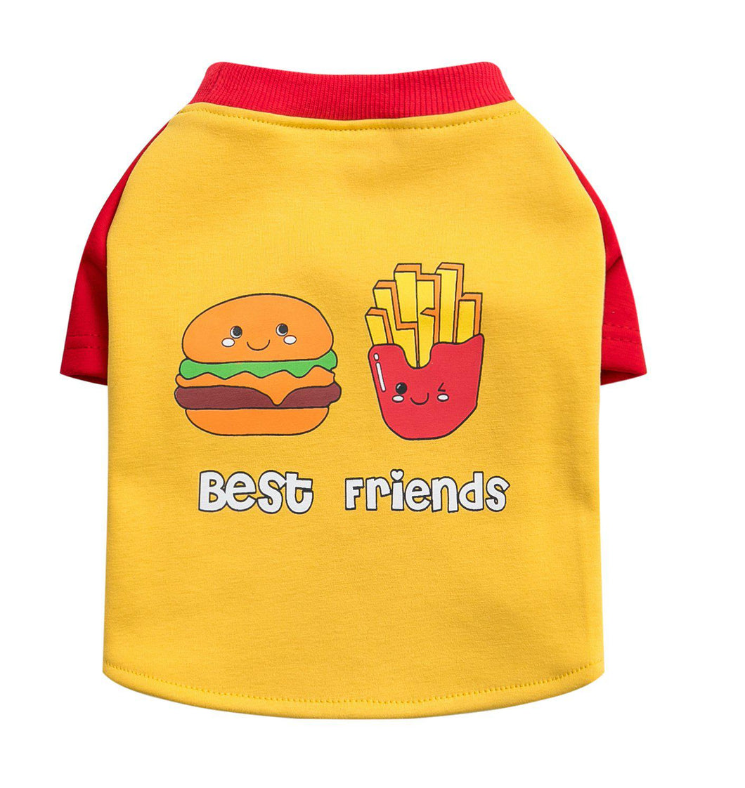 Hamburgers and French Fries Printing Hoodie for Dogs and Cats-Clothing-Mooki-PETsgoi