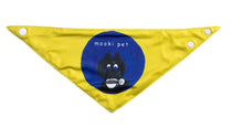 Load image into Gallery viewer, Adjustable Neck scarf Bandana for all Pets Blue Coffee
