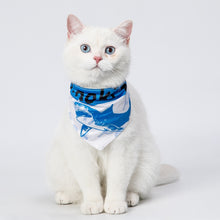 Load image into Gallery viewer, Adjustable Neck scarf Bandana for all Pets Shark Printed
